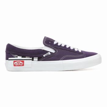 Damske Tenisky Vans Checkerboard Slip-On CAP Mysterioso VA37AECSL